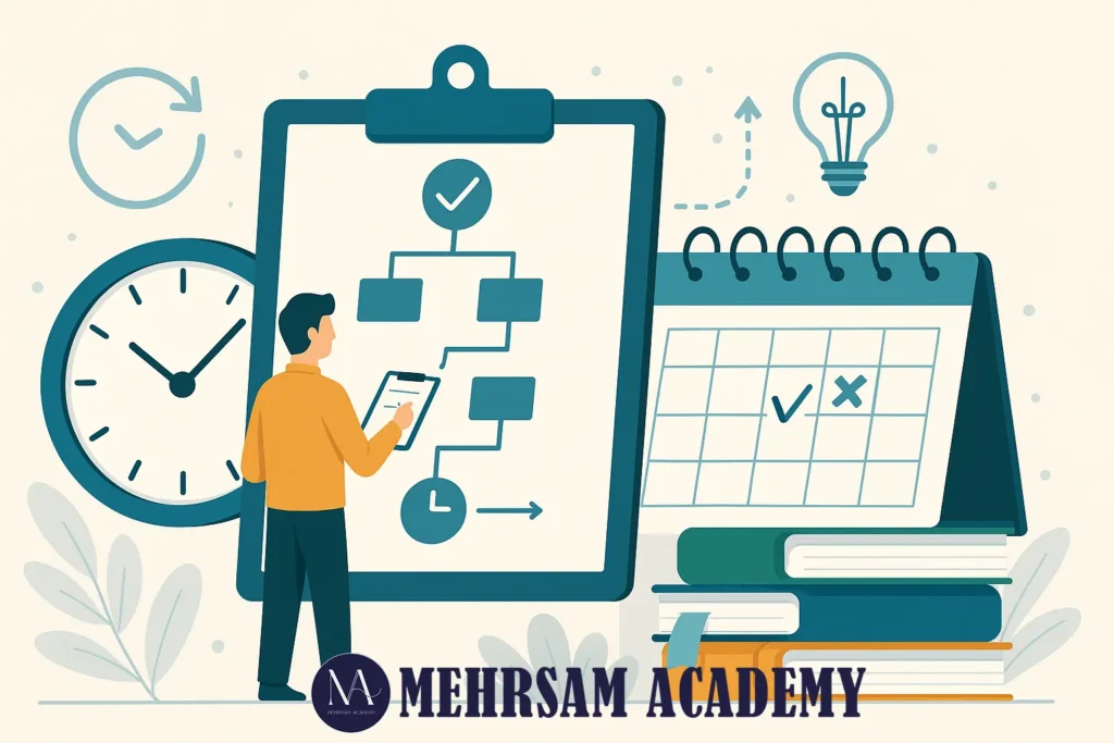 مدیریت زمان و برنامه‌ریزی در پروژه‌های پژوهشی