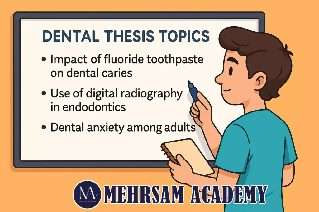 پایان نامه دندان پزشکی