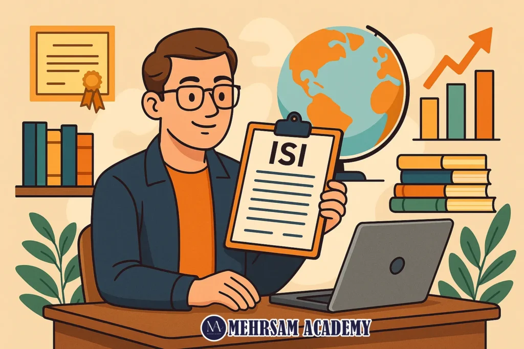 راهنمای مقاله ISI