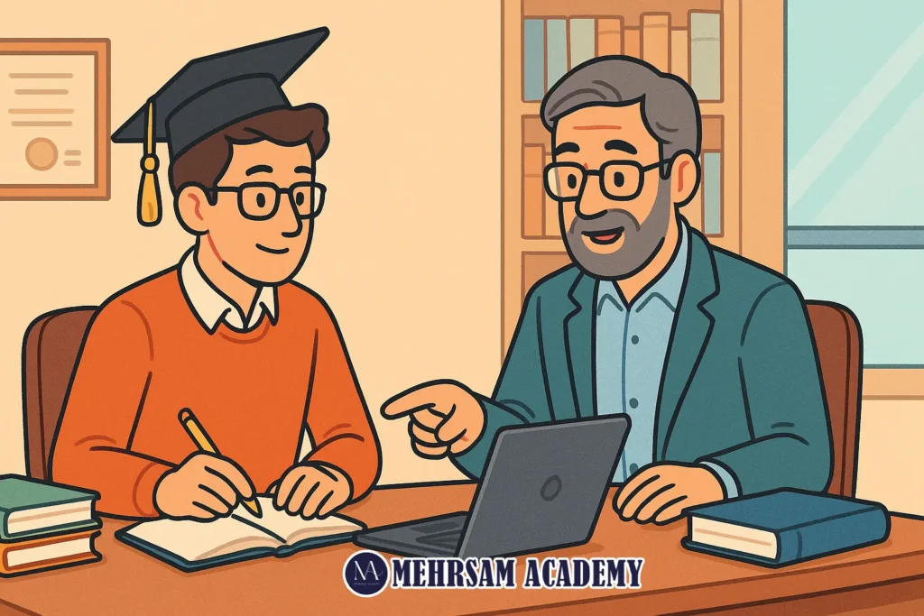 نقش استاد راهنما در پایان نامه ارشد