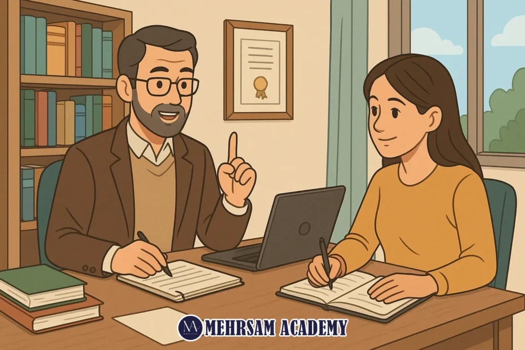 استاد راهنمای پایان نامه ارشد