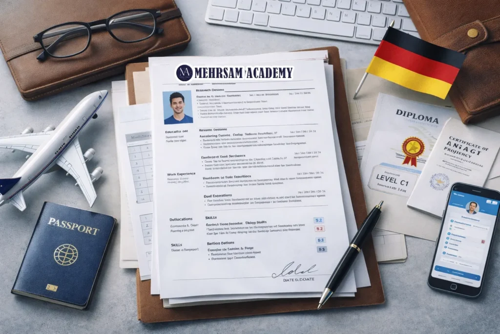 نوشتن رزومه تحصیلی برای مهاجرت تحصیلی به آلمان