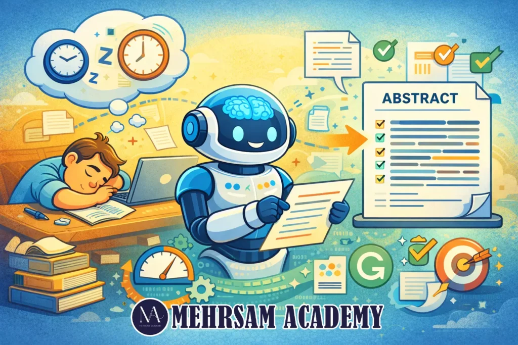 هوش مصنوعی نوشتن چکیده مقاله